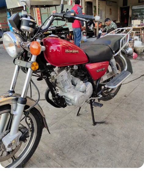 豪爵太子摩托车 99成新 有牌有证有保险 ...