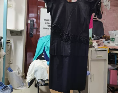连衣裙包臀裙黑色小礼服 100斤以内可穿 ...