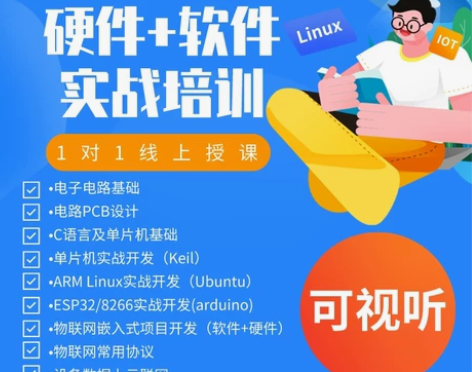 嵌入式物联网软件硬件实战培训，C语言，Li...