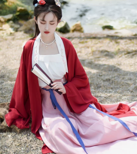 【出】东月棠清风笺多色款宋制汉服三件套夏季...
