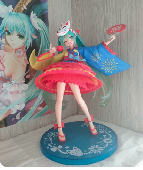 夏日庆初音未来景品手办 出自己以前买的手办...