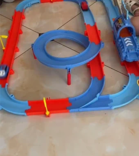 恒中意10秒速充嘟当曼儿童玩具车，滑行轨道...