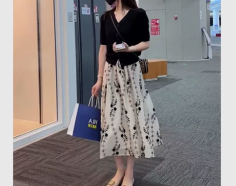 原创时尚夏季成套搭配轻熟风女休闲职业短袖套...