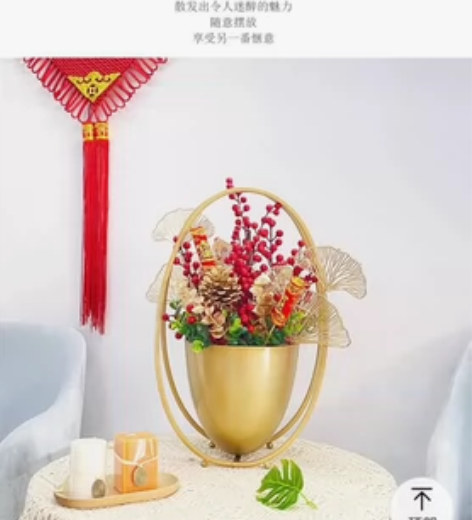 铁艺花篮，建议自提，邮寄太大了，费用太高 ...