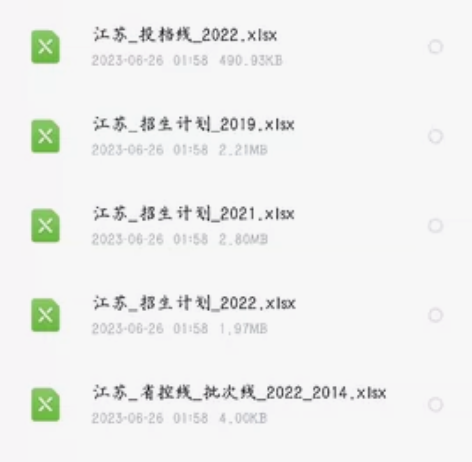 江苏高考数据，2023高考志愿填报exce...